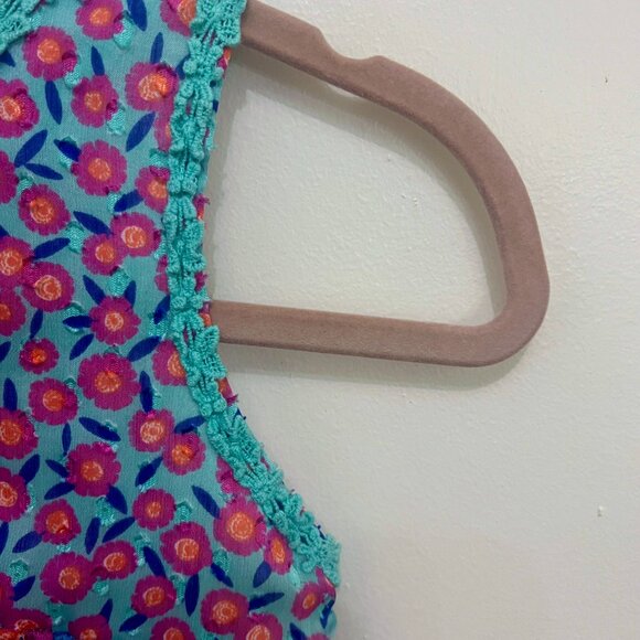 Kate Spade New York Girls Floral Swiss Dot Dress A Line Tiered Trapeze Size 8Y - Picture 9 of 9